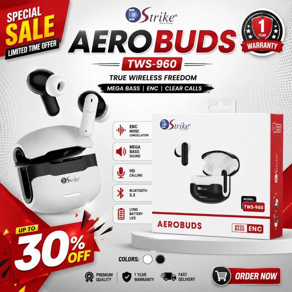 Strike Aerobuds TWS-960