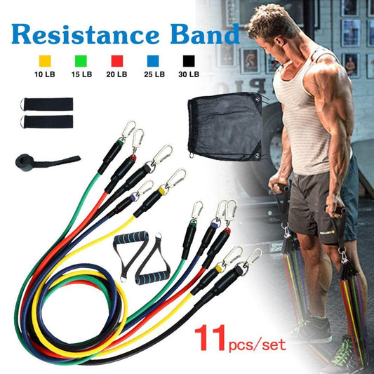 11PCS Premium Fitness Resistance Bands kit