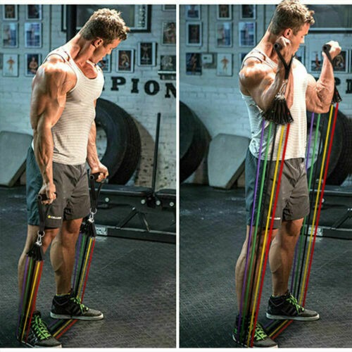 11PCS Premium Fitness Resistance Bands kit