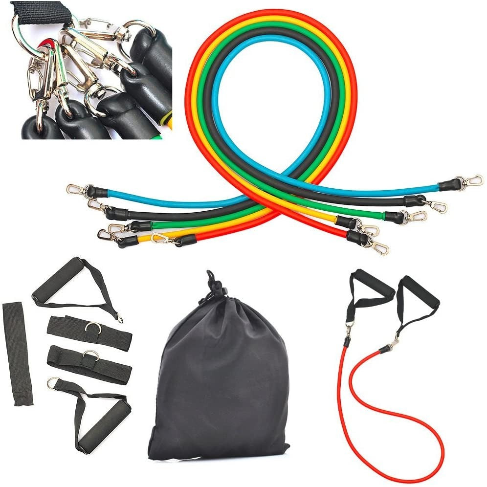 11PCS Premium Fitness Resistance Bands kit