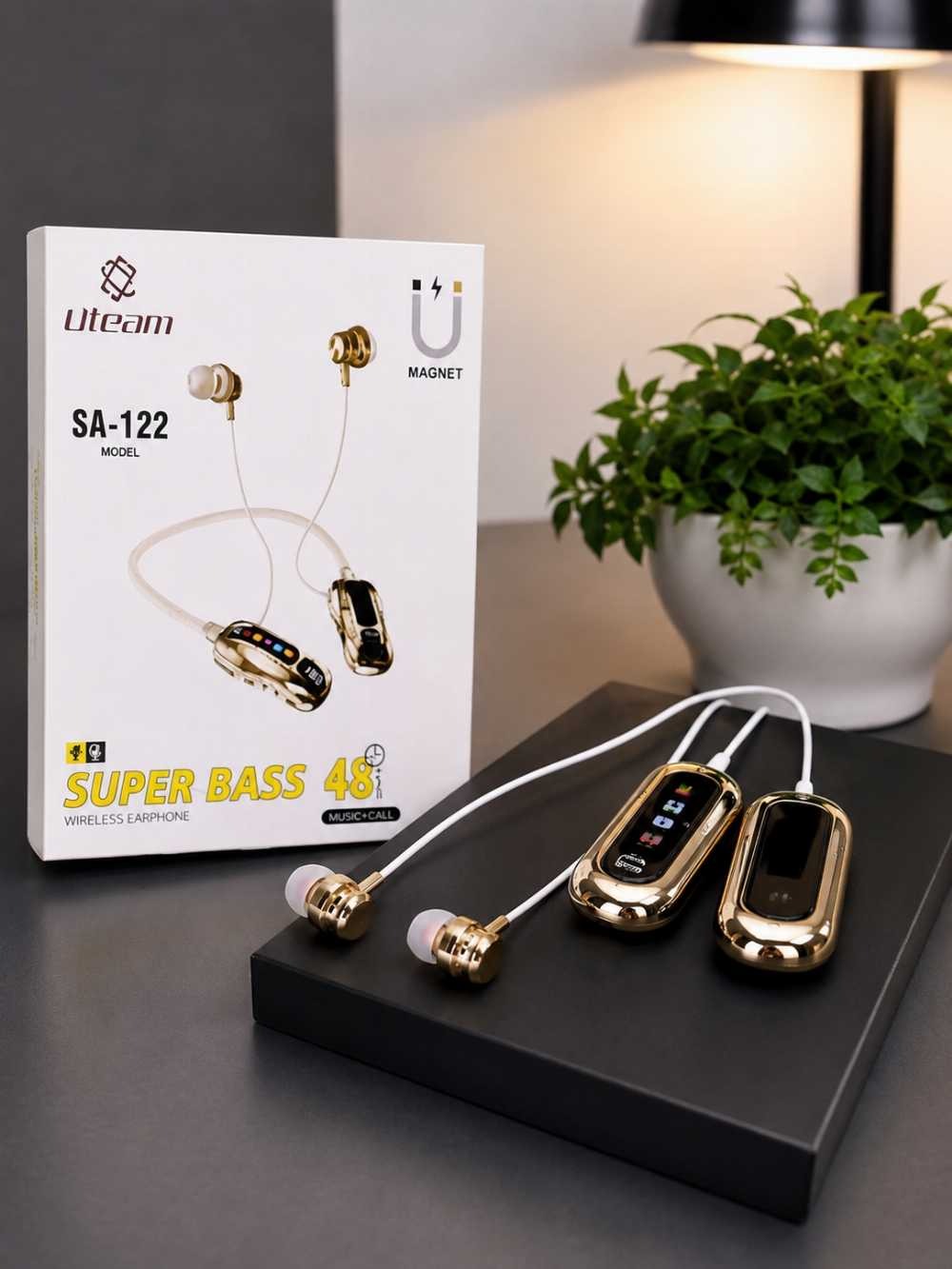 Uteam SA-122 Magnetic Wireless Earbuds